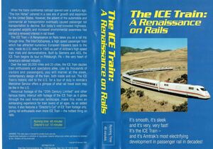 【アメリカ鉄道資料　VHSビデオテープ】AMTRAK / The ICE Train: A Renaissance on Rails