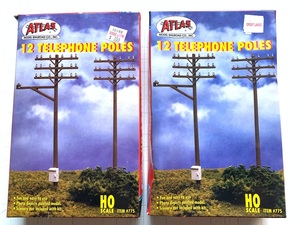 【アメリカ型ストラクチャー・アクセサリー】ATLAS / TELEPHONE POLES（プラ製）