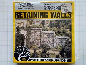 【HO　シーナリー材料】WOODLAND SCENICS / RETAINING WALLS