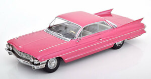 KK scale 1/18 Cadillac Series 62 Coupe DeVille 1961　ローズメタリック　ダイキャスト製　キャデラック