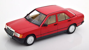 norev 1/18 Mercedes Benz 190E W201 1982-1988 red　メルセデス　ベンツ　ノレブ　ディーラー特注品