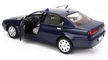 ＜予約品＞　Mitica 1/18 Alfa Romeo 166 3.0 V6 1998　Blue　パトカーパーツ付　アルファロメオ_画像4