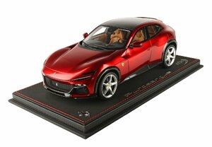 ＜予約品＞　BBR 1/18 Ferrari Purosangue　Rosso Portofino　カーボンルーフ　フェラーリ　プロサングエ　BBR18219II1