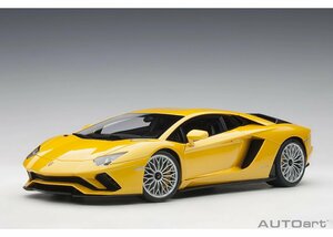 セール品　AUTOart 1/18 Lamborghini AVENTADOR S　イエロー　ランボルギーニ　アヴェンタドール