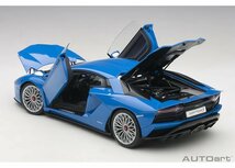 セール品　AUTOart 1/18 Lamborghini AVENTADOR S　ブルー　ランボルギーニ　アヴェンタドール_画像9