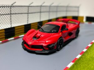 Burago signature 1/43 Ferrari FXX K Evo 2017 red Ferrari case attaching BBurago 