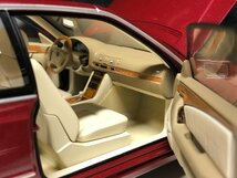 norev 1/18 Mercedes Benz CL 600 C140 1997 redmetalic　メルセデス　ベンツ　ノレブ　ディーラー特注品_画像9