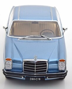 KK scale 1/18 Mercedes Benz 280C/8 W114 Coupe 1969　ライトブルー　ダイキャスト製　メルセデス　ベンツ