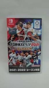 【Switch】 eBASEBALL プロ野球スピリッツ2021 グランドスラム　中古美品 送料無料　即日発送可　スイッチソフト