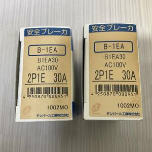 2個セット！　　テンパール工業 安全ブレーカ B-1EA 30A 