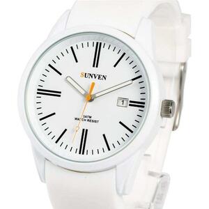 レディース 腕時計 ホワイト可愛い スポーツウオッチ 白 オシャレ アナログ