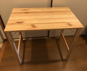 MUJI 無印良品 パイン材 フォールディングデスク 折りたたみ式テーブル 木製 良品計画 大阪市淀川区からの出品　直接引き取り可能