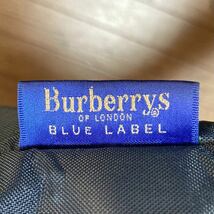 希少！BURBERRY LONDON BLUE LABEL バーバリーロンドン　ブルーレーベル　ノバチェック　ミニボストン_画像9