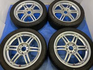 ■レアCARVING_Stark_MS鍛造RAYSカービングシュタークM-S17_7J +38 114.3/5RS-02_215/45R17ロードスターシビックスイフトスポーツ(TE37CE28