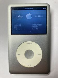 iPod classic 120GB 初期化iTunes同期動作確認 新品バッテリー交換済み　本体のみ