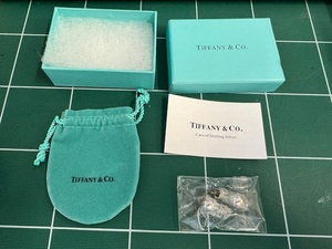 【ケース、ポーチ付き】ティファニー　ボールピアス　TIFFANY/sterling silver/銀/シルバー