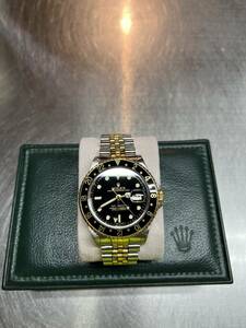 ROLEX GMTマスター2 16713LN 18KYG x SS 