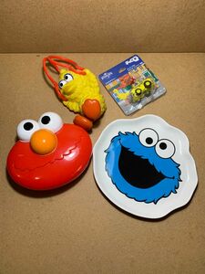 SESAME STREET セサミストリート エルモ クッキーモンスター ビッグバード USJ限定 チョロＱ エルモタクシー 皿 