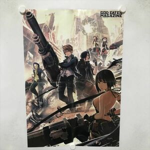 B15962 ◆ゴッドイーター　GOD EATER MAGAZIN付録 A2サイズ ポスター 送料180円 ★5点以上同梱で送料無料★