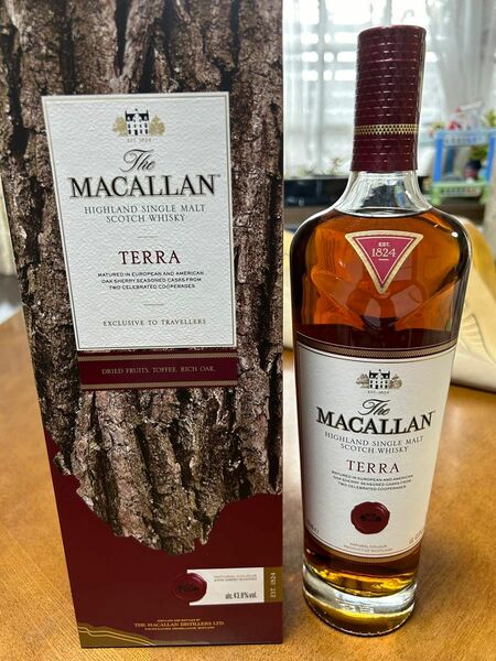 ウイスキー MACALLAN マッカラン TERRA 箱付　未開栓　海外限定