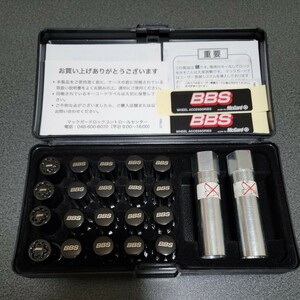 使用少　美品　BBS McGard インストレーションキット M12×P1.5 マックガード LM LM-R RG-R RS-GT RF RI-A ナット　ロックナット　