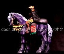 HOKUTO NO KEN RAOH & KOKUOH-GO MINE FIGURE 原哲夫/武論尊 北斗の拳 世紀末覇者 ラオウ&黒王号 ミニフィギュア 拳王 _画像3