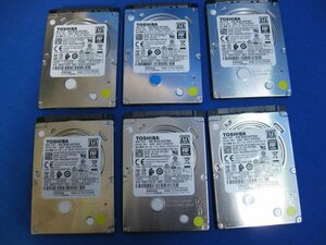 KA3717/2.5インチHDD 6台/TOSHIBA 500GB