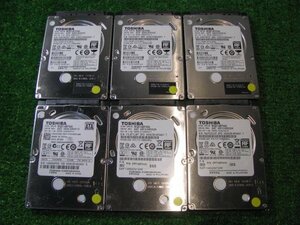 KA2793/2.5インチHDD 6台/TOSHIBA 500GB