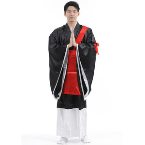  cotton plant . is .. san large . regular . job .. peace furthermore Halloween fancy dress costume play clothes kimono black red for adult 