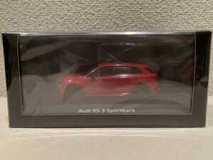 ◆未展示 & 未開封！Audi特注1/43 アウディ RS3 Sportback / スポーツバックTango Red / タンゴレッド