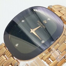 R RAYMOND WEIL GENEVE 動作未確認 黒文字盤 18K 18金 GOLD 総重量約69.3g メンズ レディース ストーン RW_画像5