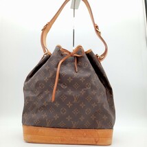 大當12月No.38 バッグ LOUIS VUITTON ルイヴィトン ショルダーバッグ モノグラムライン ブラウン系 ユニセックス ノエ_画像1