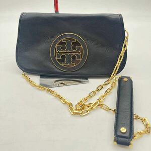 R TORYBURCH トリーバーチ バッグ ショルダーバッグ ショルダー レザー ブラック系 ヴィンテージ ブランドバッグ