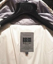 最高級13万※EU製プレミアムダウン★イタリア・ミラノ発*BOLINI*ブラックライン※designer・超防寒・ダウンジャケット ・48/L※白_画像7