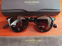 名作モデル☆イタリア製★「OLIVER PEOPLES/オリバーピープルズ」伝説の大人気作・OV5186・サングラス・メガネフレーム/鼈甲_画像4