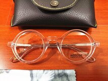 名作モデル☆新品☆ MOSCOT ZOLMAN ゾルマン 丸い眼鏡 メガネフレーム クリア・ セレブ愛用モデル_画像6