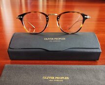 最高級モデル*日本製★「OLIVER PEOPLES/オリバーピープルズ」大人気作・OV5389D/Davitt 純チタン・超軽量・鼈甲・眼鏡フレーム_画像2