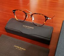 最高級モデル*日本製★「OLIVER PEOPLES/オリバーピープルズ」大人気作・OV5389D/Davitt 純チタン・超軽量・鼈甲・眼鏡フレーム_画像4