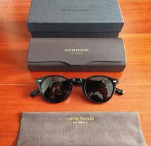 名作モデル☆イタリア製★「OLIVER PEOPLES/オリバーピープルズ」伝説の大人気作・OV5186・サングラス・メガネフレーム/黒_画像1