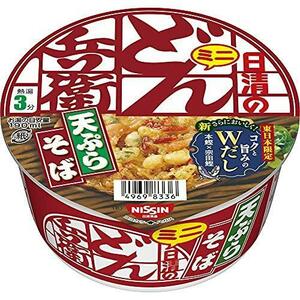 日清食品 どん兵衛 天ぷらそばミニ [東日本限定] 46g×12個