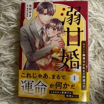 2023.12月新刊　1読　溺甘婚 也田ゆき エリート御曹司が私をご所望です 送料185 初版　帯付(このサイズの同梱は4冊まで)_画像1