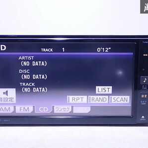 保証付 トヨタ 純正 SDナビ カーナビ ナビ CD 本体のみ 08545-00U51 NSCT-W61 即納の画像4