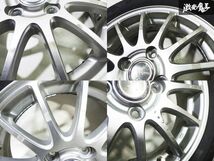 ▲売り切り●エコフォーム 15インチ 4.5J ＋47 4H PCD100 ホイール 2019年 ブリザック VRX2 165/60R15 タイヤ 4本 ムーヴ ワゴンR タント_画像7