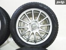 ▲売り切り●エコフォーム 15インチ 4.5J ＋47 4H PCD100 ホイール 2019年 ブリザック VRX2 165/60R15 タイヤ 4本 ムーヴ ワゴンR タント_画像3