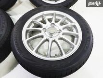 ▲売り切り●エコフォーム 15インチ 4.5J ＋47 4H PCD100 ホイール 2019年 ブリザック VRX2 165/60R15 タイヤ 4本 ムーヴ ワゴンR タント_画像2