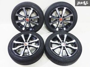 ▲売り切り●FLAGRADO フラグラード 15インチ 5J ＋43 4H PCD100 ホイール 2020年 165/55R15 トライアングル タイヤ 4本 ムーヴ ワゴンR