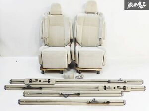 Toyota Genuine ANH20W 20 Alphard 前期 7 person 2列目 Seat 座席 手動 オットマン leftrightset スライドレールincluded Vellfire