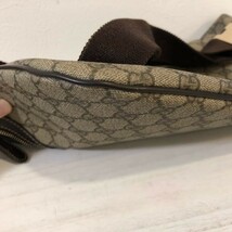 KA0977【☆本物保証☆】 GUCCI グッチ GG柄 GGスプリーム ボディバッグ 211110 メンズ イタリア製_画像8