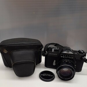 PENTAX ペンタックス SPOTMATIC SP 一眼レフカメラ レンズ Super-Multi-Coated TAKUMAR 1:1.4 50mm ケース付き　zejみ