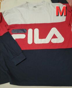 FILA☆長袖Tシャツ　トップス　ゆったり　だぼっとサイズ　Mサイズ　フィラ